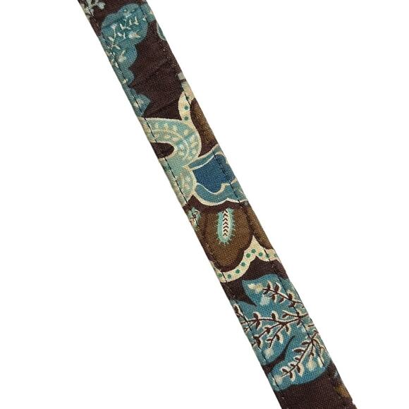 Vera Bradley Satchel Shoulder Bag Medium Java Blue Floral Cotton Retired - Picture 8 of 8